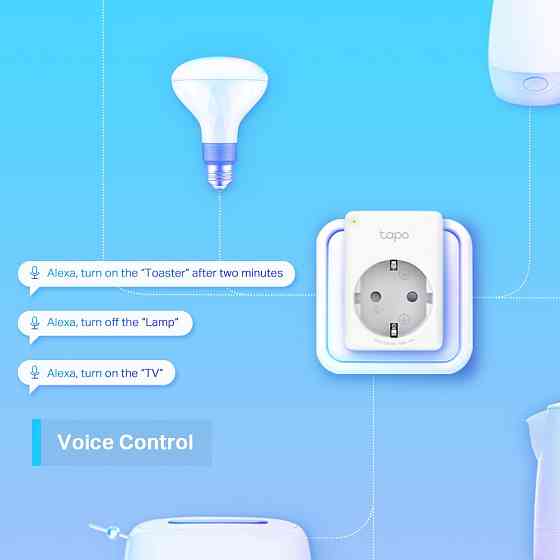Інтелектуальна розетка TP-Link Tapo P100-2-pack ( 23526 ) Харків