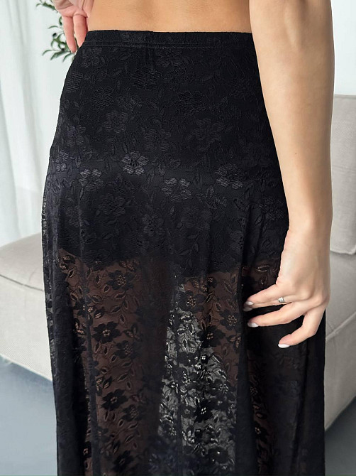 Женский стильный трендовый костюм двойка: жакет + юбка, костюмная ткань,гипюр + трикотажная подкладка 46/48 Одесса - изображение 3