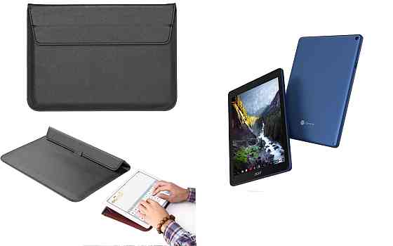 Чехол-конверт VitoCase для Acer Chromebook Tab 10, с функцией подставки для планшета Черный Киев