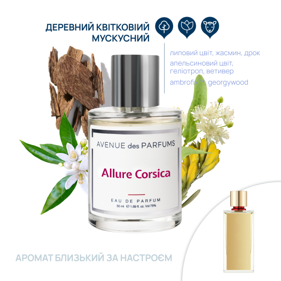 Парфумована вода Allure Corsica Avenue des Parfums 50 мл Вінниця