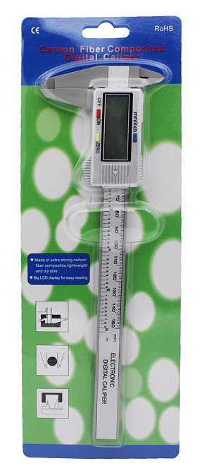 Штангенциркуль Електронний (пластиковий) на блістері Дніпро - фото 2