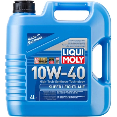 Моторное масло Liqui Moly SUPER LEICHTLAUF 10W-40 4л (9504) Винница - изображение 1