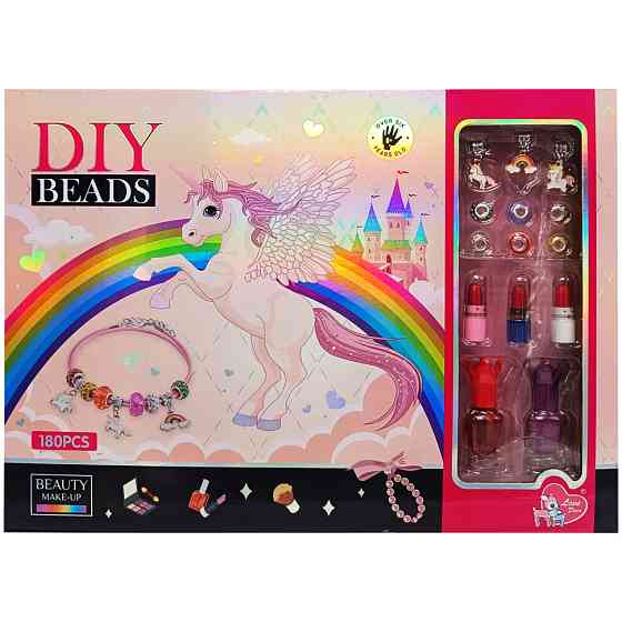 Набір бісеру для виготовлення креативних аксесуарів "Єдиноріг" LD6031 Вінниця