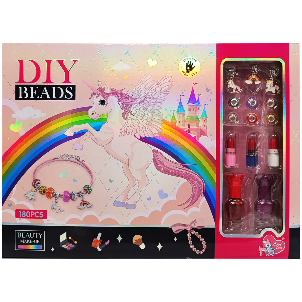 Набір бісеру для виготовлення креативних аксесуарів "Єдиноріг" LD6031 Вінниця - фото 1