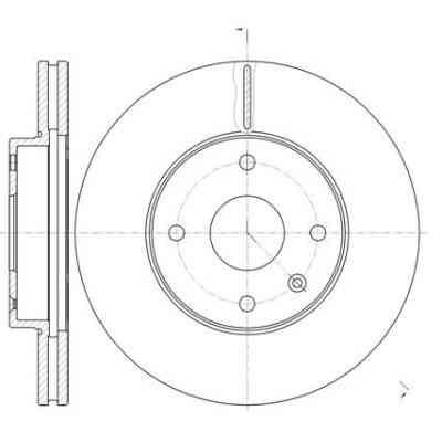 Тормозной диск REMSA 61181.10 Винница