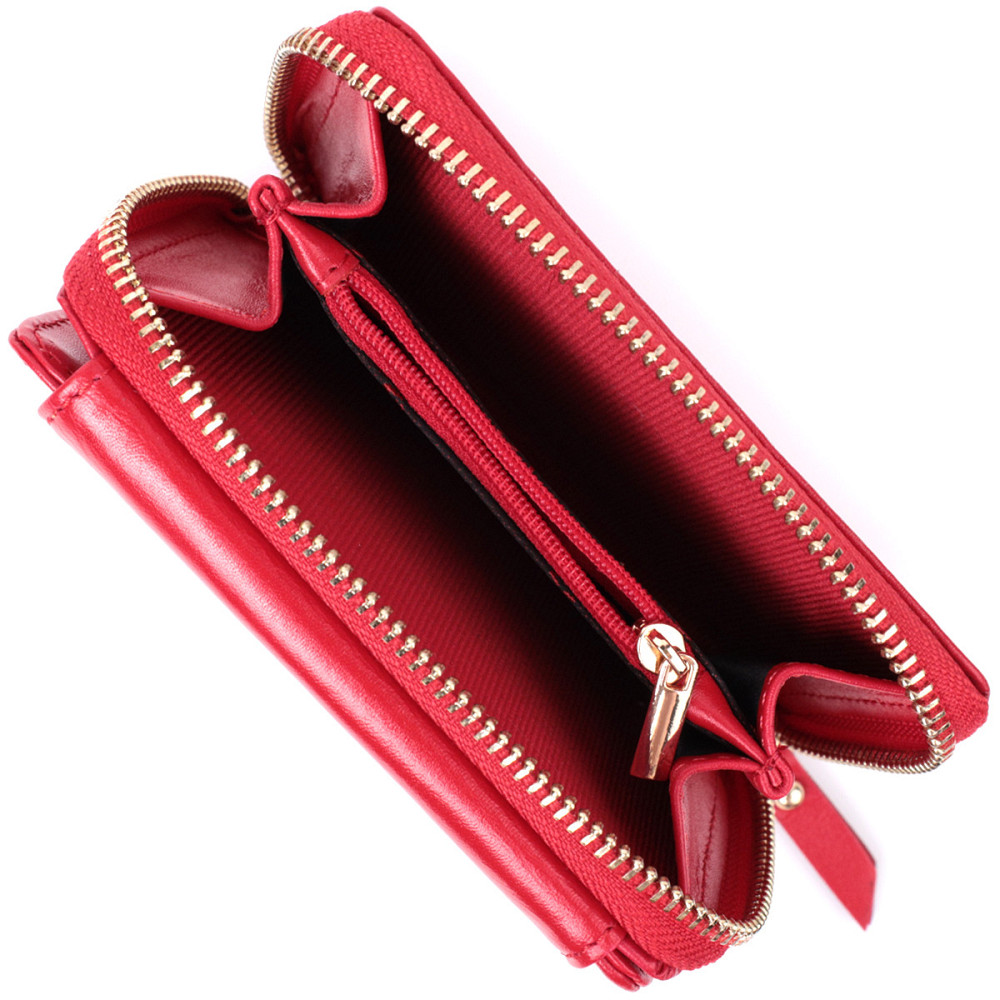 Яркий женский кошелек из натуральной кожи Tony Bellucci 22812 Красный Киев - изображение 8