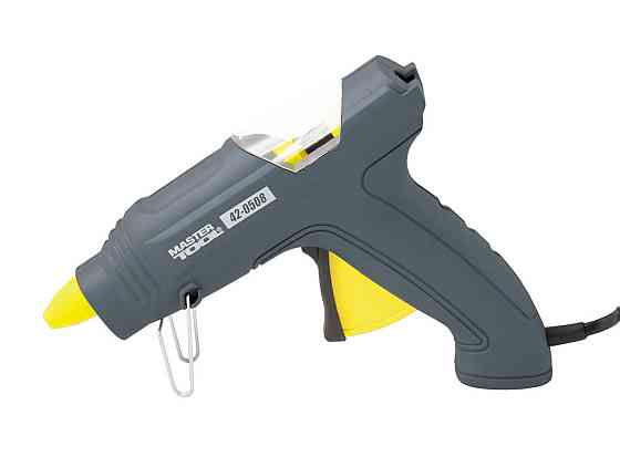 Пістолет клейовий MASTERTOOL Ø 11.2 мм 200 Вт 15-18 г/хв "Крапля-Стоп" 42-0508 Рівне