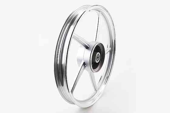 Диск задній литий 1,6-17" ALPHA/ACTIVE "промені", сріблястий (вісь 12мм) Киев