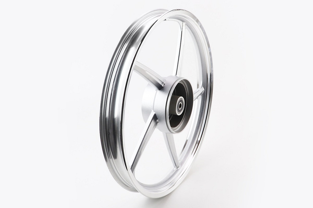 Диск задній литий 1,6-17" ALPHA/ACTIVE "промені", сріблястий (вісь 12мм) Київ - фото 2