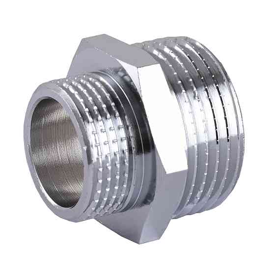 Ніпель SOLOMON 1 1/4″х1″ ЗЗ хром 8208 Луцк