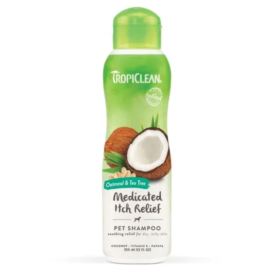 Шампунь TropiClean Medicated Itch Relief 