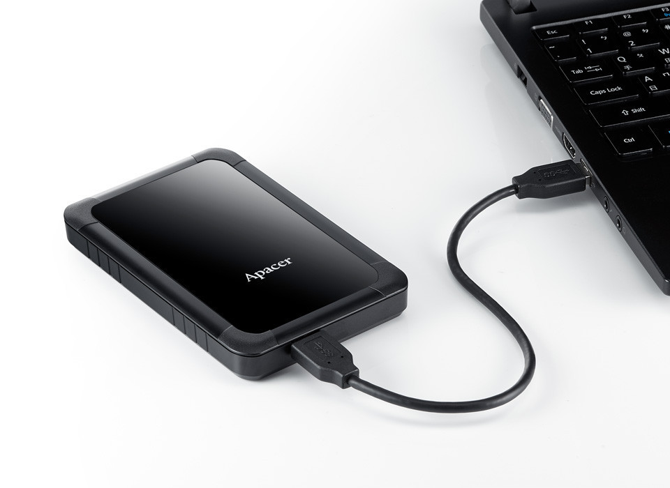 Зовнішній жорсткий диск 2.5" USB 2.0 TB Apacer AC532 Black (AP2TBAC532B-1) Чорний Харків - фото 4