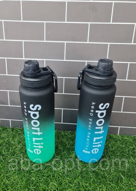 Пляшка спортивна для води V 1 л Дорі (шт) Одеса - фото 1