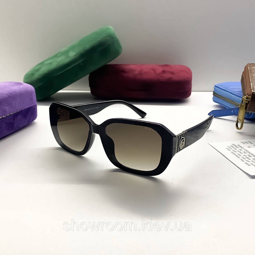 Жіночі брендові сонцезахисні окуляри GG (09160) gradient Київ - фото 1