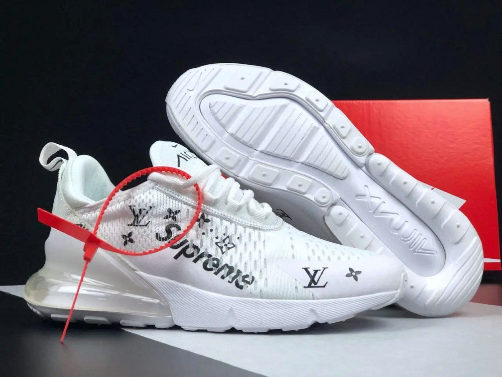 Кроссовки Nike 270 Мужские Белые Найк с Амортизацией Тканевые (размеры: 40,41,42,43,44,45) - 011 Днепр - изображение 3