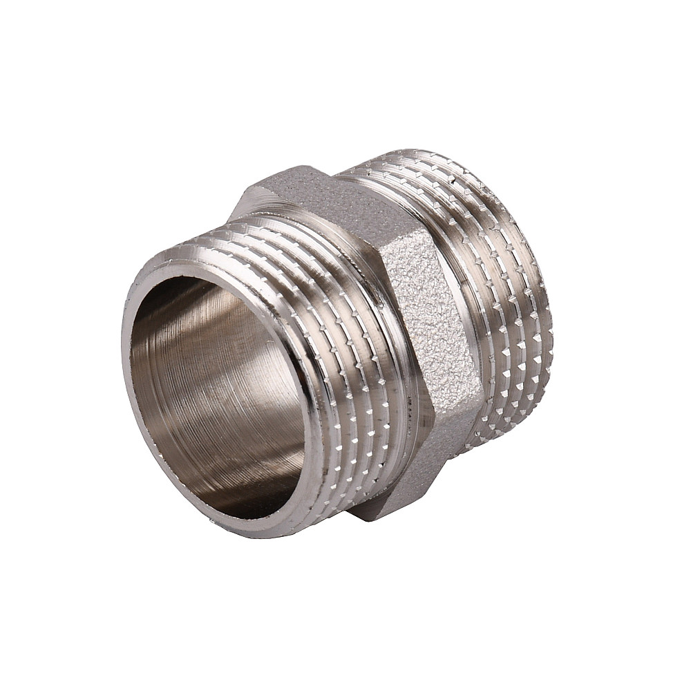 Ніпель 3/4″ЗЗ нікельований під прокладку NN442G OPTIMUM Тернопіль - фото 2