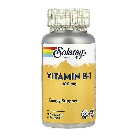 Витамин В-1 Solaray Vitamin B-1 100mg - 100 vcaps Луцк