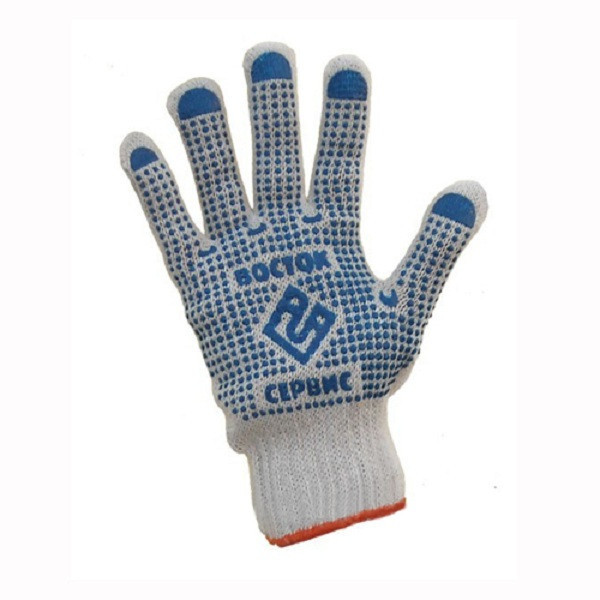 Перчатки Рабочие ВОСТОК, в упаковке 12 пар в мешке 600 пар Днепр - изображение 1