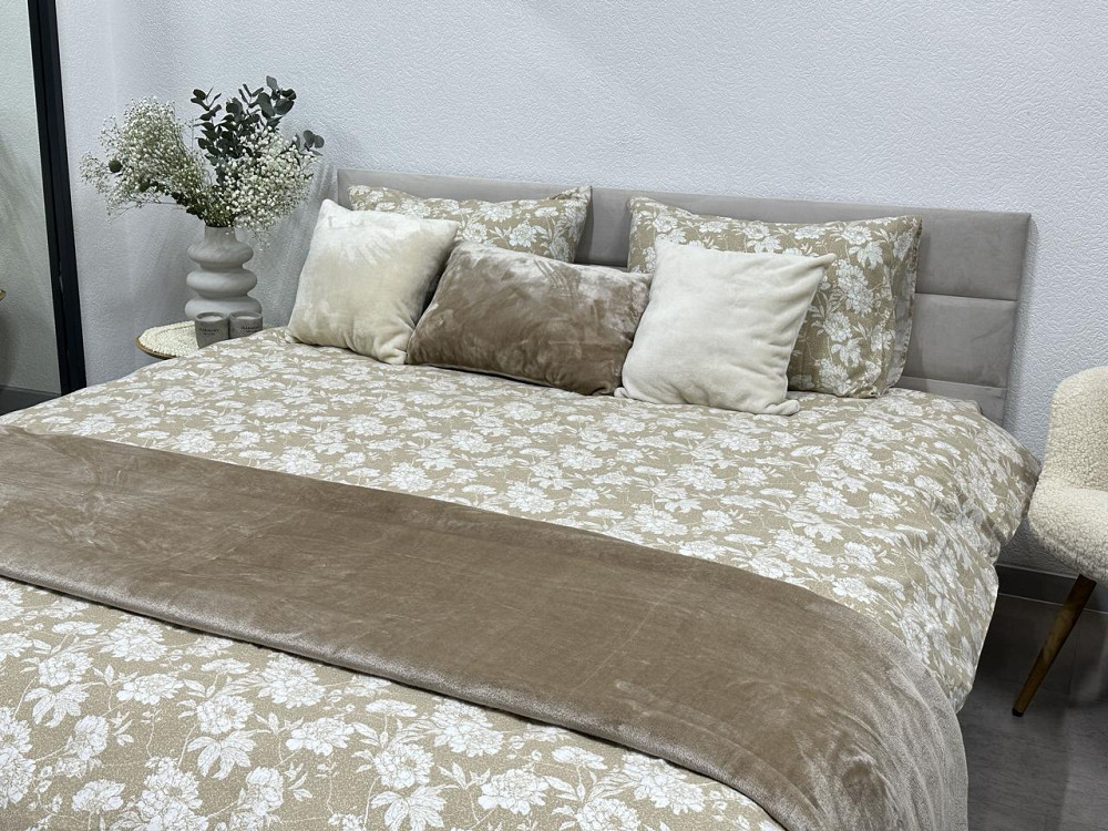 Ecotton Комплект постільної білизни Ecotton полуторний 150х215 см бежевий (267262) Коломия - фото 3