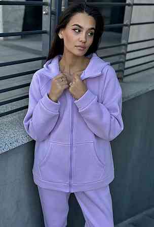 Зип худи женское оверсайз Сиреневый 50/52 Харьков