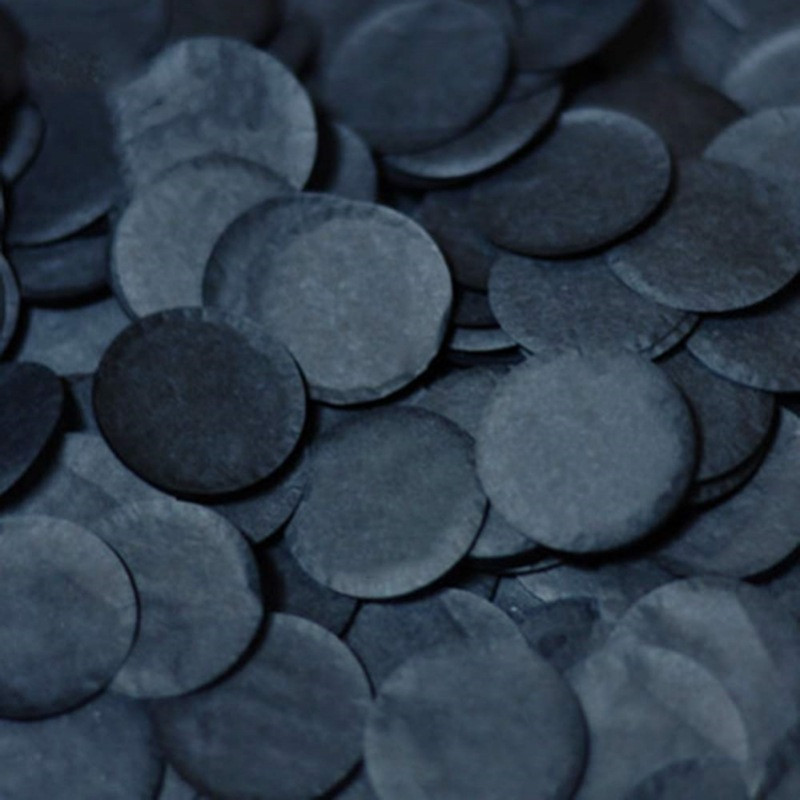 Конфетти кружки из бумаги 10 г 25 мм черный Киев - изображение 4