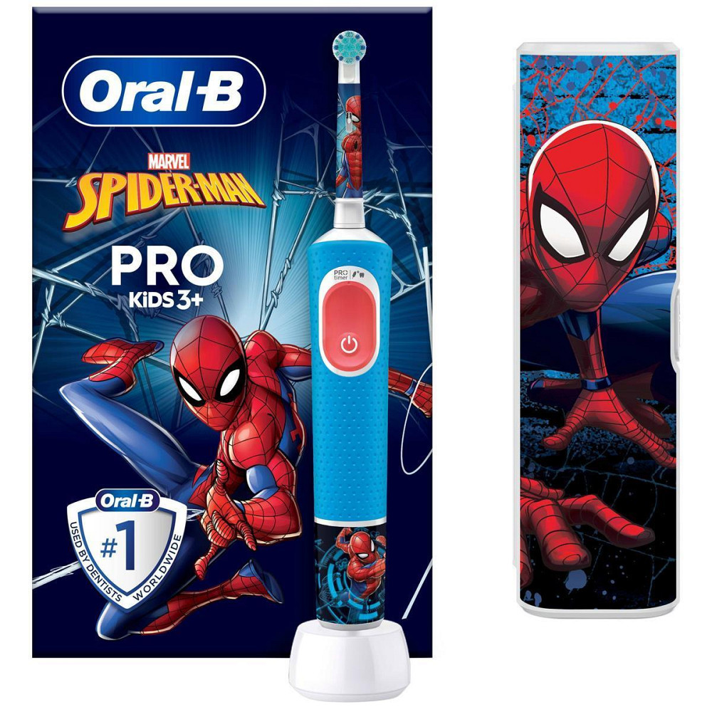 Зубна електрощітка Braun Oral-B Pro Kids D103.413.2KX Spider-Man ( 15946 ) Харків - фото 3