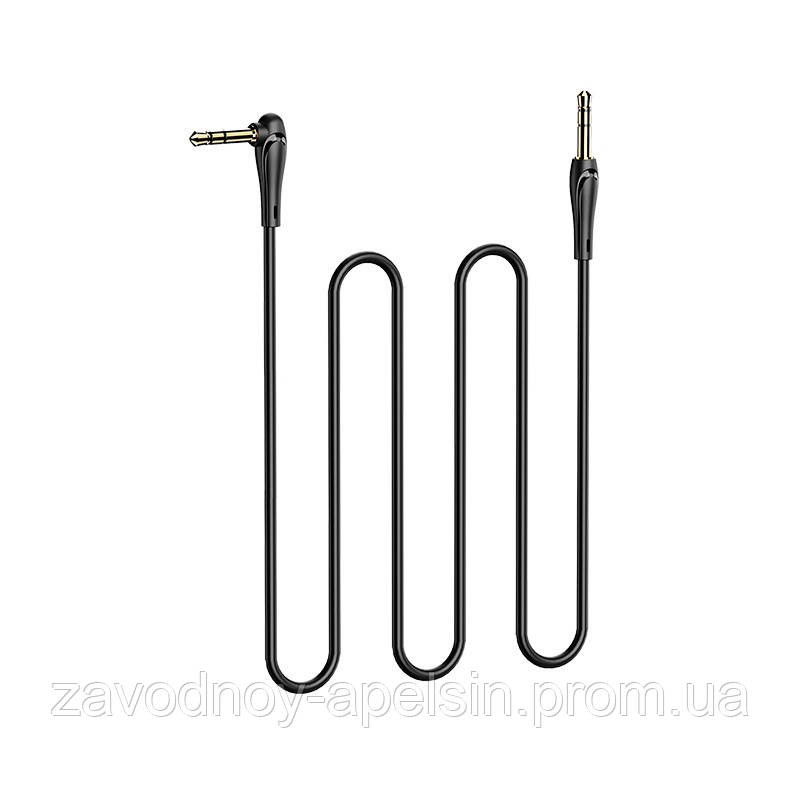 Аудіокабель AUX 3,5mm 2 метри 2pin (вугловий) Одеса - фото 1
