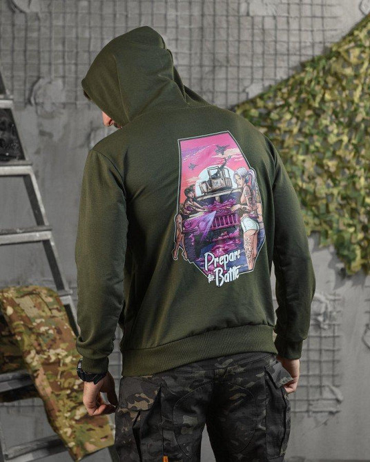 Худі maklin олива НП5069 Одеса - фото 1