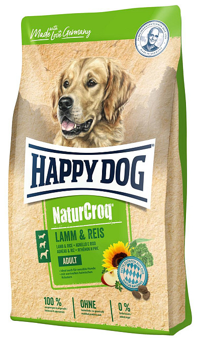 Happy Dog NaturСroq Lamm Reis корм для собак з чутливим травленням (ягня і рис), 15 кг Вінниця - фото 1