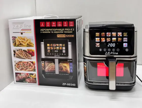Фритюрница 13 л с двумя тенами 4200 Вт Zepline ZP-00340 Коломыя
