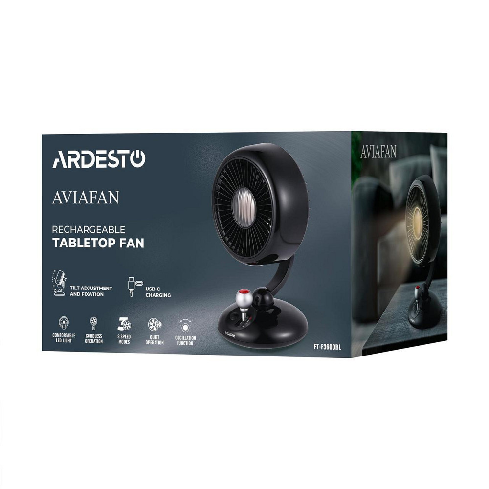 Вентилятор Ardesto AviaFan FT-F3600BL ( 22401 ) Харків - фото 9
