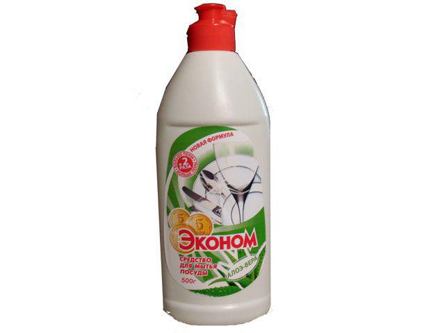 Средство для мытья посуды Економ Алоэ-вера 500г (1 шт) Харьков - изображение 2