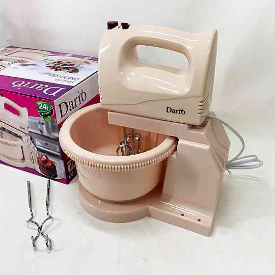 Стационарный миксер с чашей Dario DM3010B 300 Вт, Миксер для взбивания кремов для теста EF-52 Киев