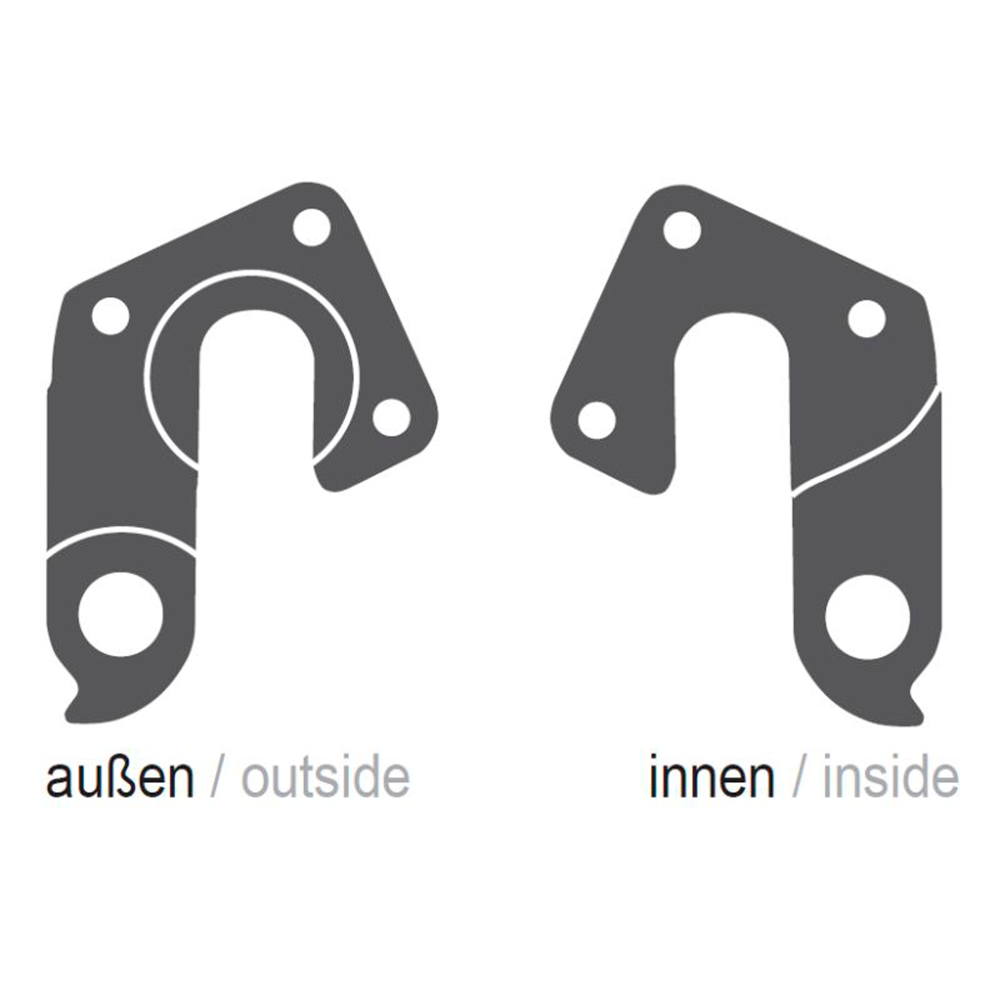 Крюк на раму Ghost GRH-12, черный Київ - фото 1