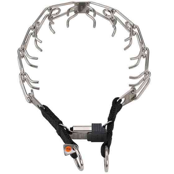 Sprenger Ultra-Plus Training Collar СПРЕНГЕР УЛЬТРА-ПЛЮС ПАРФОРС строгий нашийник для собак, 2 кільця і замок ClicLock, неіржавна сталь Київ
