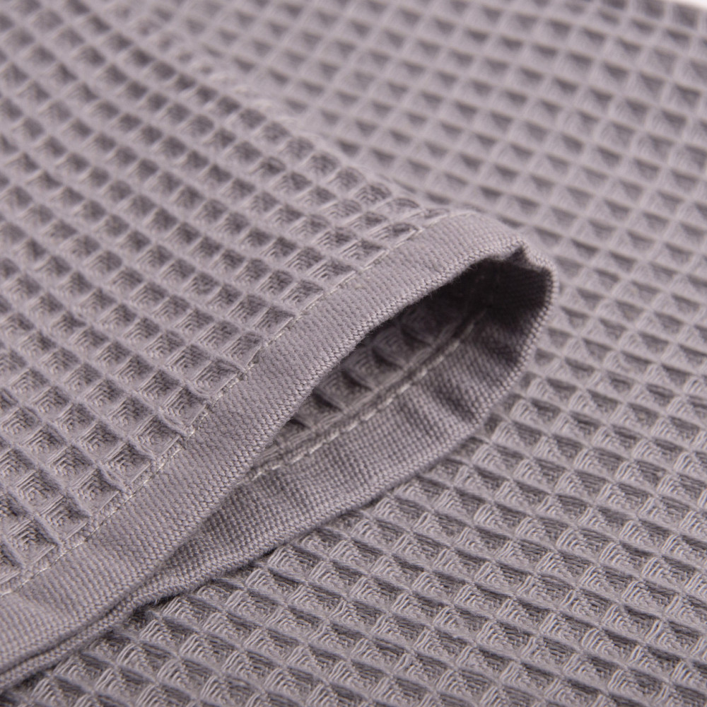 Вафельний рушник Ideal Textile 100х150 см 220 г/м2 (56861026) Сірий Чернівці - фото 9
