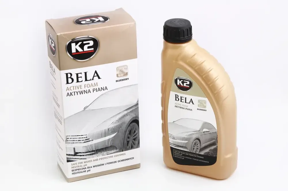 Автошампунь для бесконт. мойки Активная Пена  1л K2 Bela Черника в уп. Винница - изображение 1