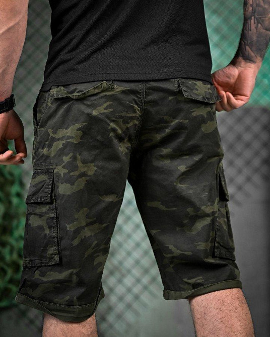 Городские милитари шорты  мультикам ВТ6020 Одесса - изображение 3