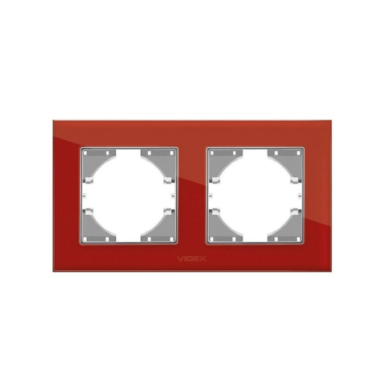 BINERA червоне скло Рамка горизонтальна 2-а Videx Житомир - изображение 3