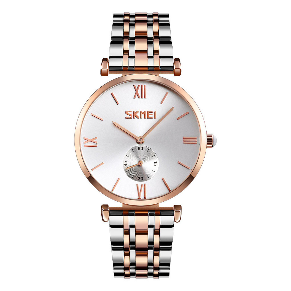 Skmei 9198TRGSI-B Rose Gold-Silver/Silver MenMen SBR Киев - изображение 1