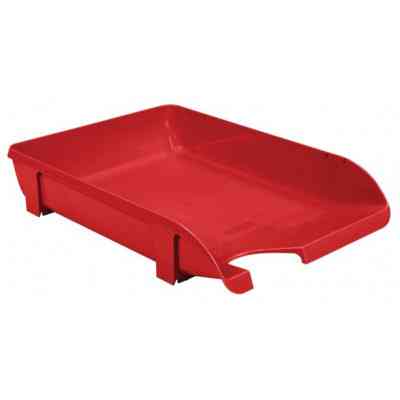 Лоток для паперів Economix горизонтальний Компакт, пластик червоний непрозорий (E80610) Вінниця