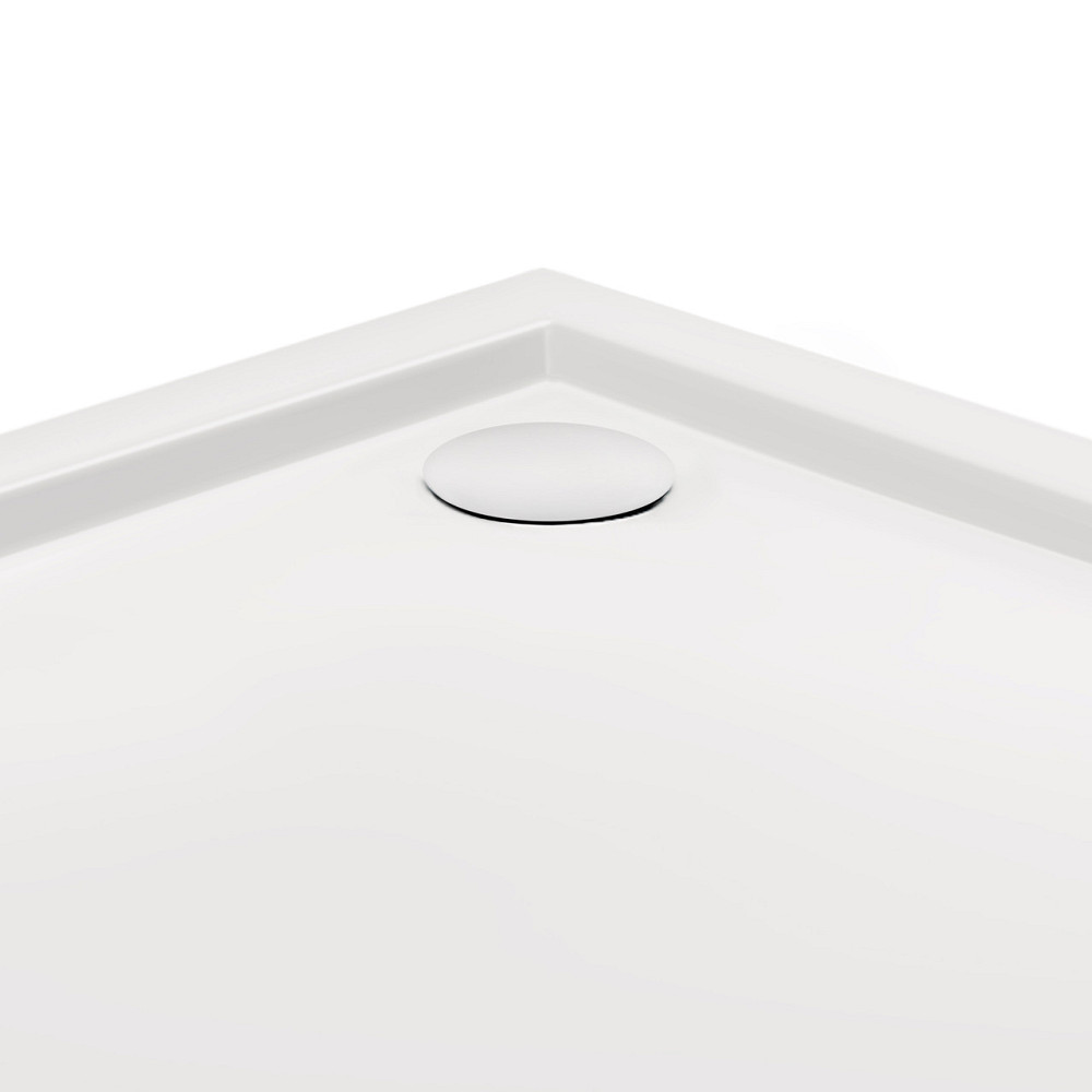Душовий піддон Qtap Robin 301112 100x100x12 см + сифон Київ - фото 4