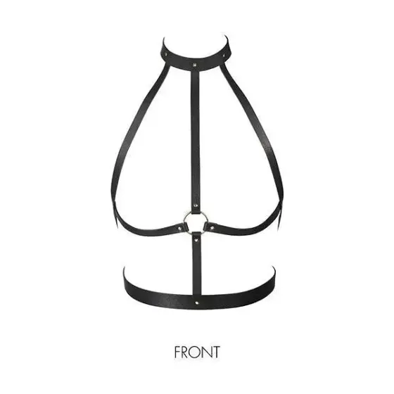 Портупея Bijoux Indiscrets MAZE — H Harness Black Львів