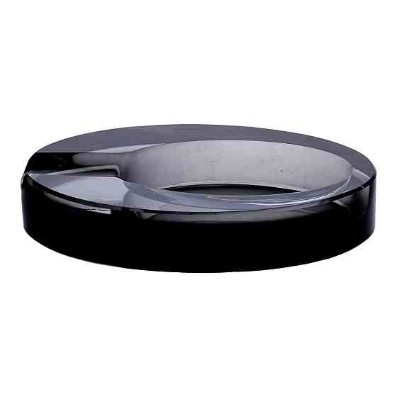 Скляна попільничка для сигарет 13х7.5х2.5 см попільничка декоративна настільна Сіра HP-4-135 Київ