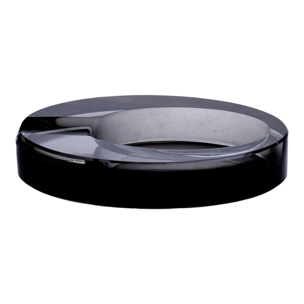 Стеклянная пепельница для сигарет 13х7.5х2.5 см пепельница декоративная настольная Серая HP-4-135 Киев - изображение 3