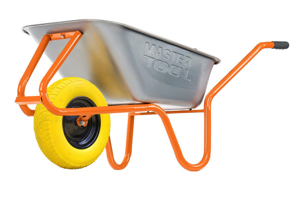 MASTERTOOL Тачка садово-будівельна MASTERTOOL D-2 одноколісна 85 л/180 кг колесо поліуретанове Киев - изображение 2