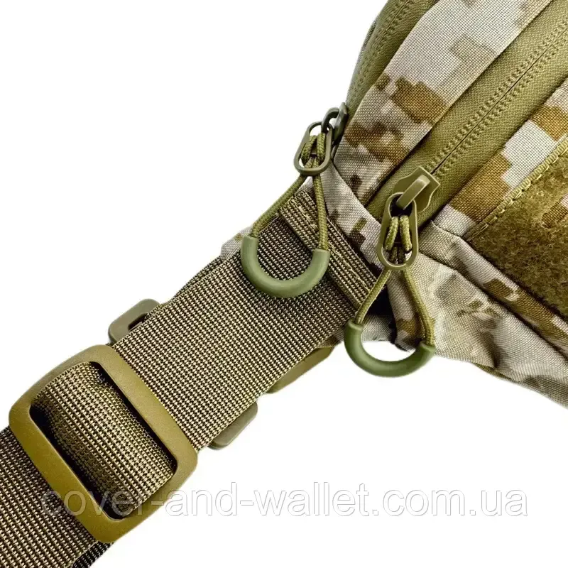 Большая тактическая сумка бананка с велкро desert multicam (АОР-1) Киев - изображение 4