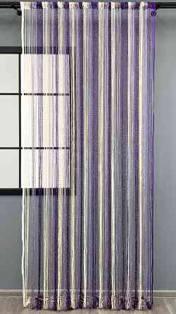 Штори-нитки з люрексом Молочний з бузковим і фіолетовим 300х300см 1 шт (61-126) Київ