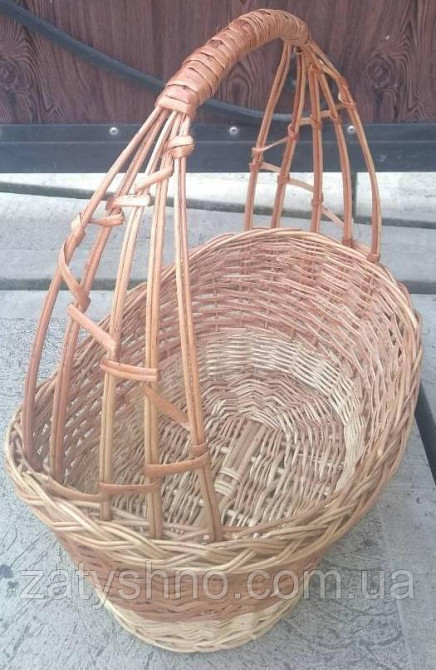 Плетеная корзина под подарки Киев - изображение 5