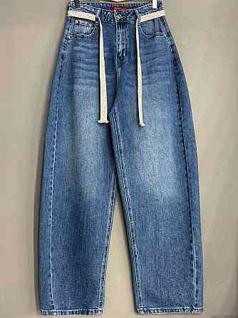 Джинсы женские Vanver 2009 skater jeans бананы с поясом синие, синий, 27, 27, 76 см, 105 см Киев